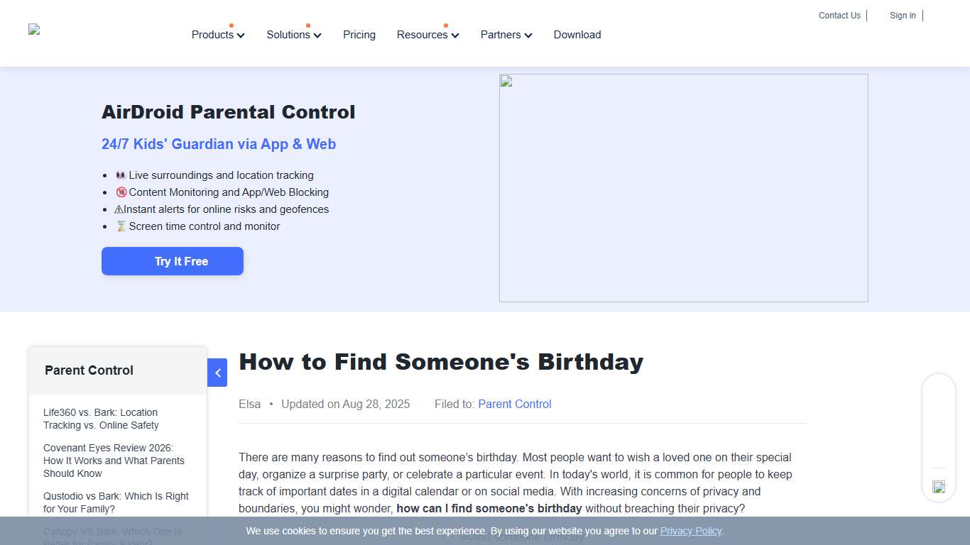 How to Find Someone’s Birthday – AirDroid
